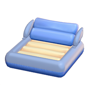 Cyan Inflatable boat