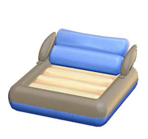 Beige Inflatable boat