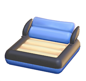 Black Inflatable boat