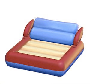 Red Inflatable boat