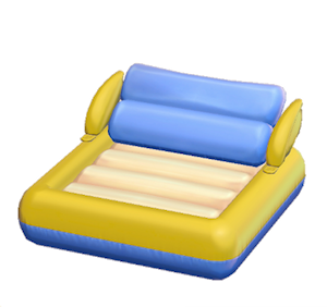 Yellow Inflatable boat