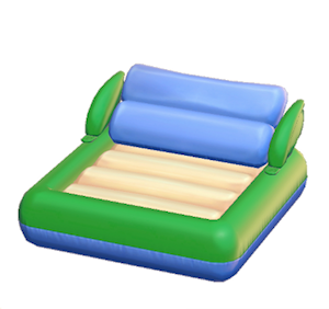 Green Inflatable boat