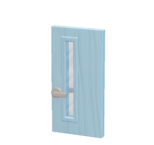 Cyan Interior door