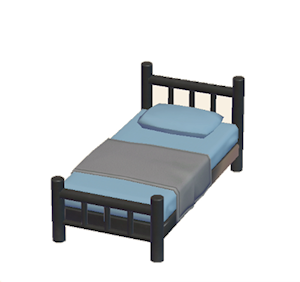 Cyan Iron bed