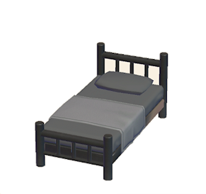 Black Iron bed