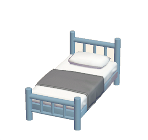 Cyan Iron bed