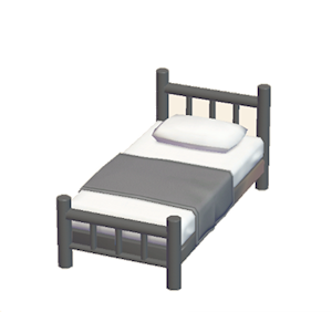 Black Iron bed
