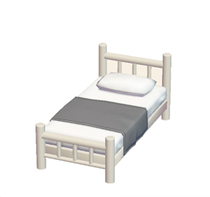 White Iron bed