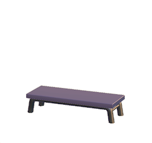 Plum Iron bench