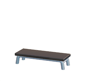Cyan Iron bench