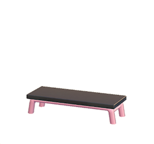 Pink Iron bench