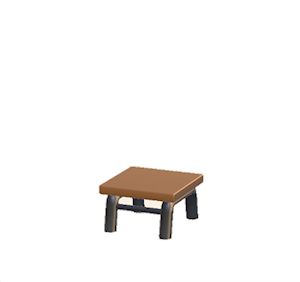 Brown Iron chair