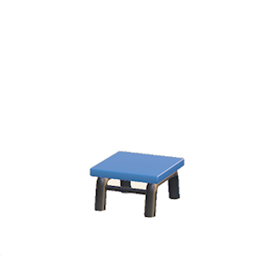 Blue Iron chair