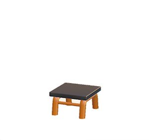 Orange Iron chair