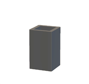 Black Iron column