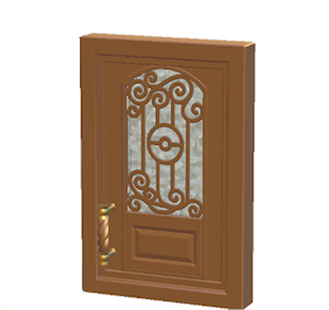 Brown Iron door