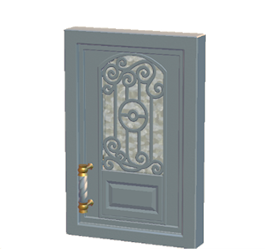 Gray Iron door