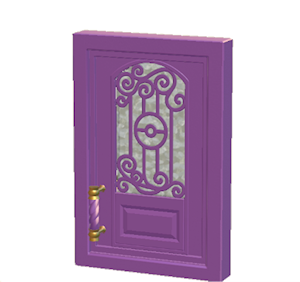 Purple Iron door