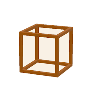 Orange Iron frame