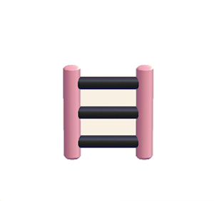 Pink Iron ladder
