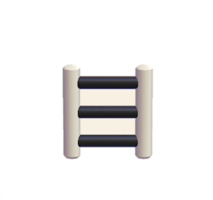 White Iron ladder