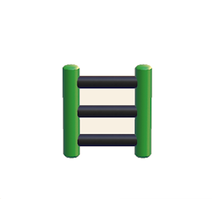 Green Iron ladder