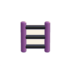 Purple Iron ladder