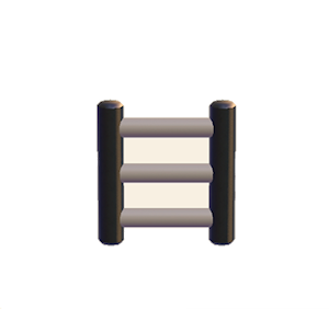 Beige Iron ladder