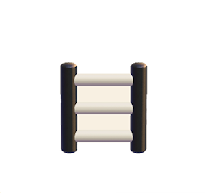 White Iron ladder