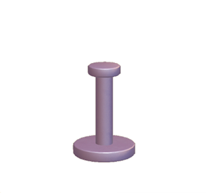 Purple Iron pillar