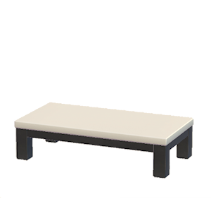 White Iron table