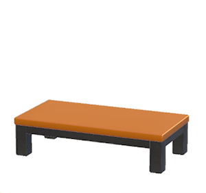 Orange Iron table