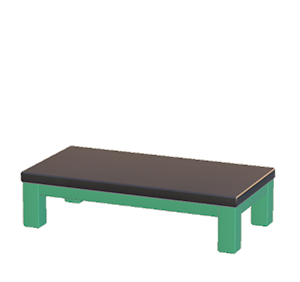 Aquamarine Iron table
