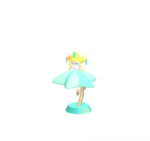 Beige Jirachi lamp