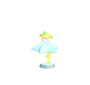 Cyan Jirachi lamp
