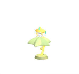 Lime Jirachi lamp