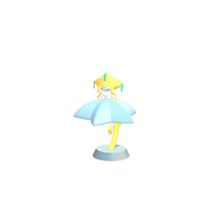 Blue Jirachi lamp