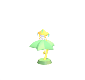 Green Jirachi lamp