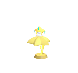 Orange Jirachi lamp