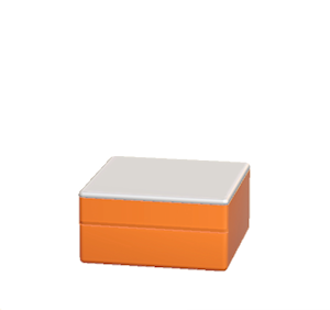 Orange Kitchen table