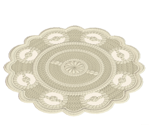 Beige Lace rug