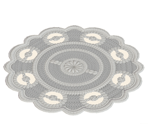 Black Lace rug
