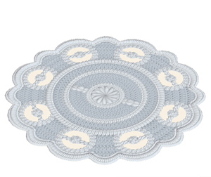 Gray Lace rug