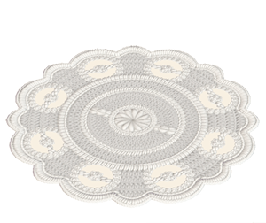 White Lace rug