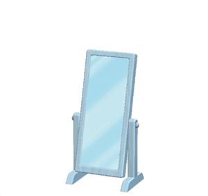 Cyan Large mirror