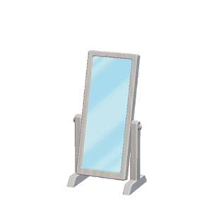 White Large mirror