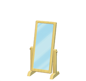 Yellow Large mirror