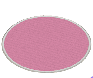 Rose Large round rug