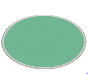 Aquamarine Large round rug