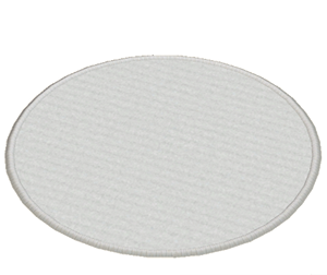 None Large round rug